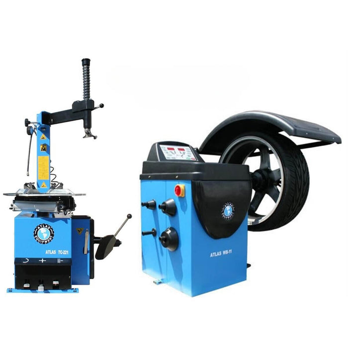 Atlas Tire Changer and Wheel Balancer Combo TC221 + WB11