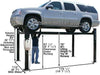 Atlas Garage Pro 8000 dimensions with person standing underneath