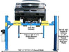 Atlas Commercial Grade 4-Post Alignment Lift  front view overall width
