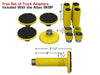 Atlas 9,000 lb Baseplate Lift close-up view of free set of truck adapters