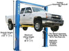 Atlas OHX10000X 2-Post lift right side angle with height dimension
