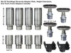 Atlas Platinum PVL10 ALI Certified 2-Post Overhead Lift close-up view of truck adapters and truck frame adapters