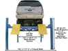 Atlas 412A 4-Post Alignment Lift back view with dimension
