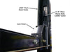 Atlas Garage PRO8000EXT 4-Post Lift close-up view of heavy duty ladder locks