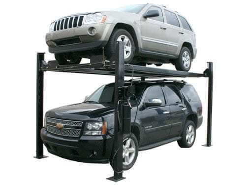 Atlas Garage PRO8000EXT 4-Post Lift with stacking cars
