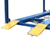 Atlas Commercial Grade 4-Post Alignment Lift drive off ramps measurement