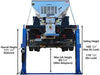 Atlas12,000 lbs Commercial Grade 2-post Baseplate Lift close-up back view